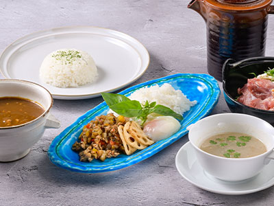 ご夕食バイキングメニュー｜袋田温泉　思い出浪漫館